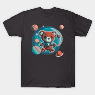 Space Explorer Teddy Bear T-Shirt